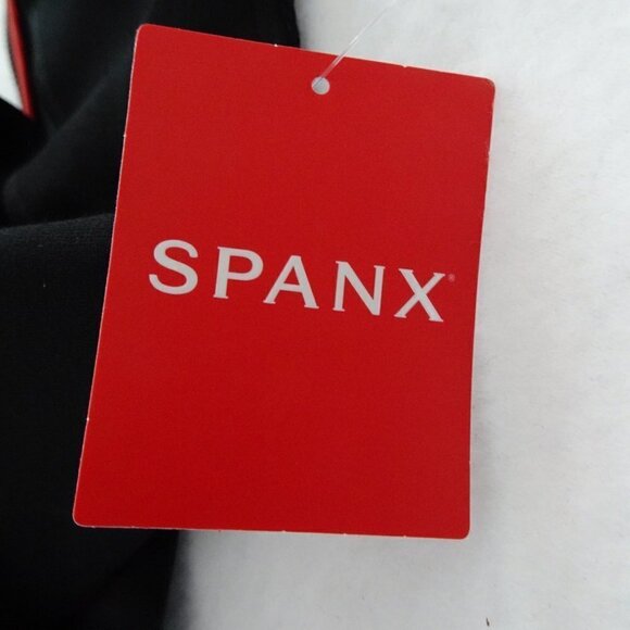 Spanx Perfect Fit & Flare Dress Women's Size L Black Stretch - Picture 9 of 10